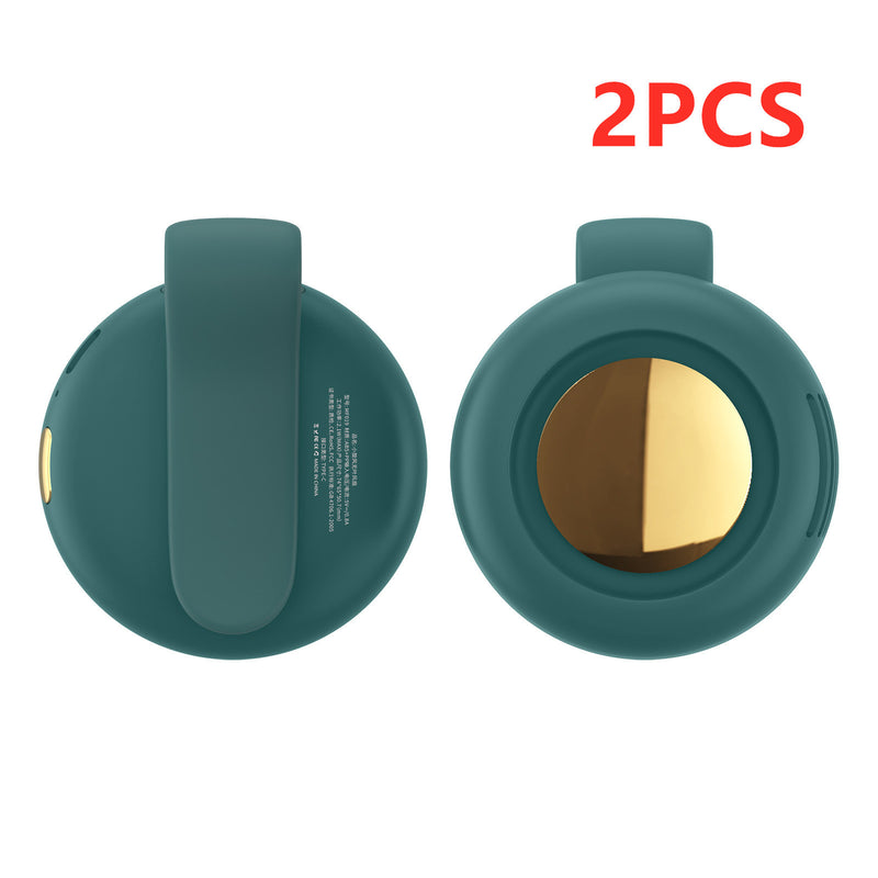 New Waist Hanging Small Whirlwind Fan Small Mini Mute USB Rechargeable Lazy Portable Portable Can Hang Waist