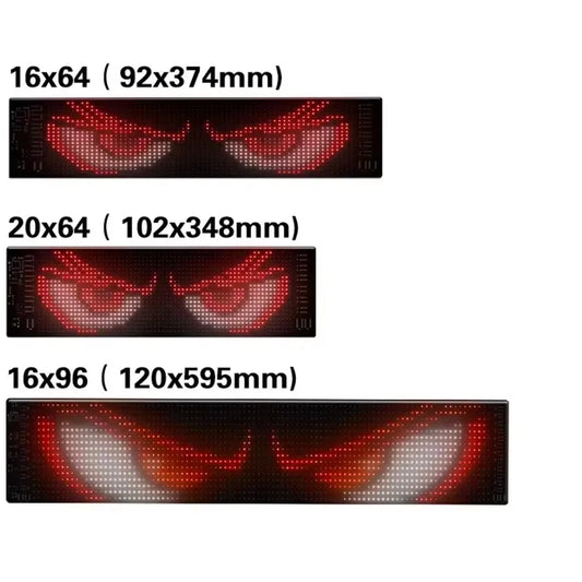 LED Matrix Pixel Panel USB 5V Flexible Addressable RGB Pattern Graffiti Scrolling Text Animation Display Car Shop Bluetooth APP